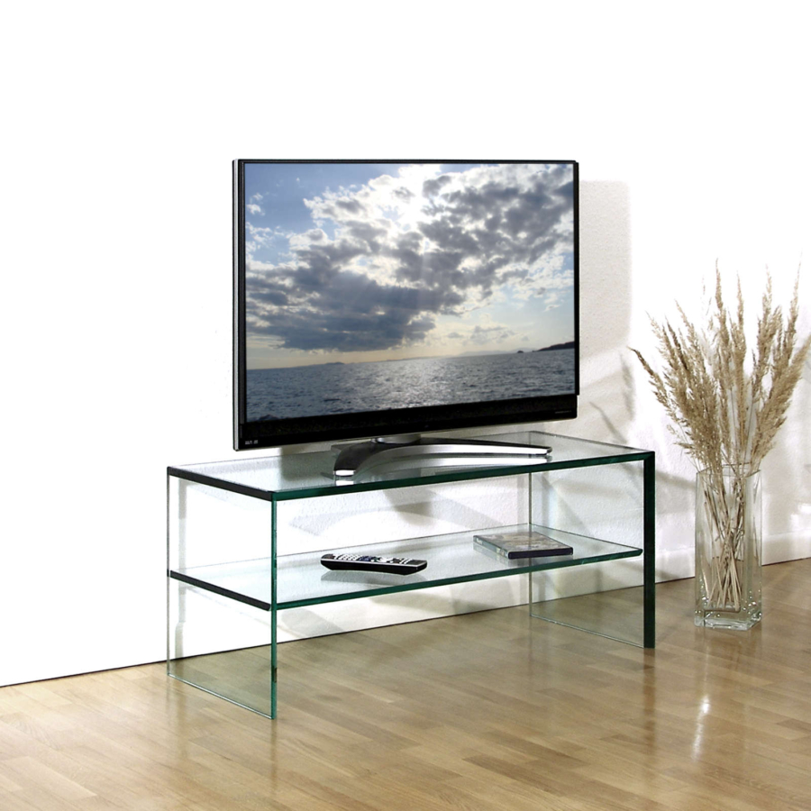 TV-Glastisch The Art - VETROSO Glasmöbel